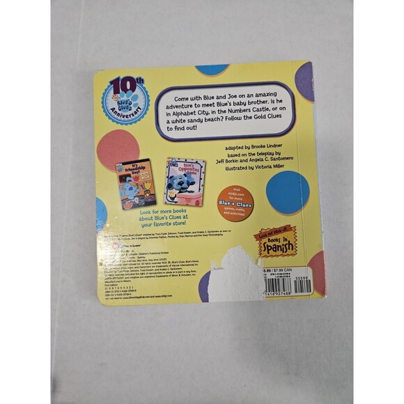 Meet Blue's Baby Brother! Blue's Clues 10th Anniversary Special Board Book - Picture 4 of 4